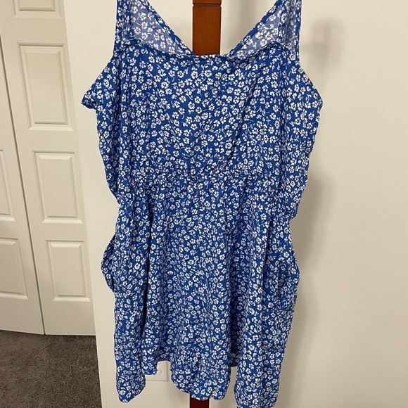 Blue & White Romper - Picture 1 of 2